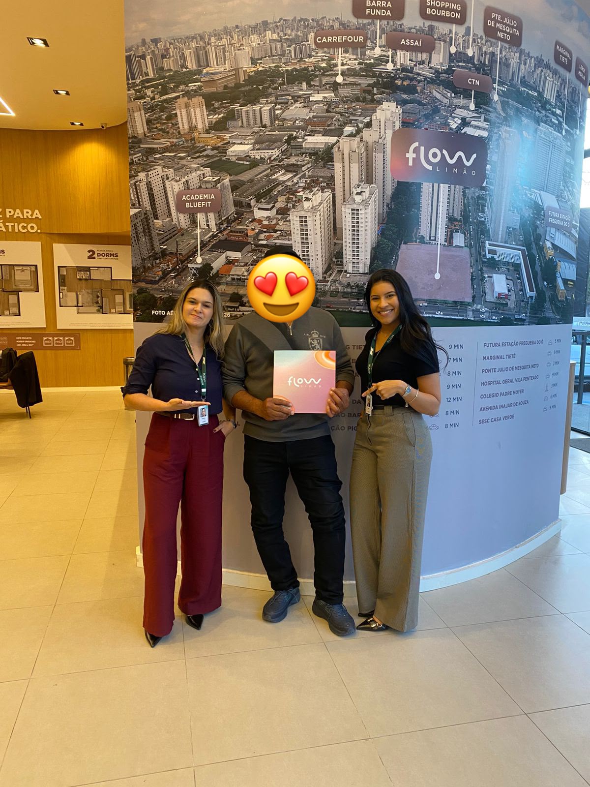 Cliente acompanhado no Flow Limão, identidade preservada